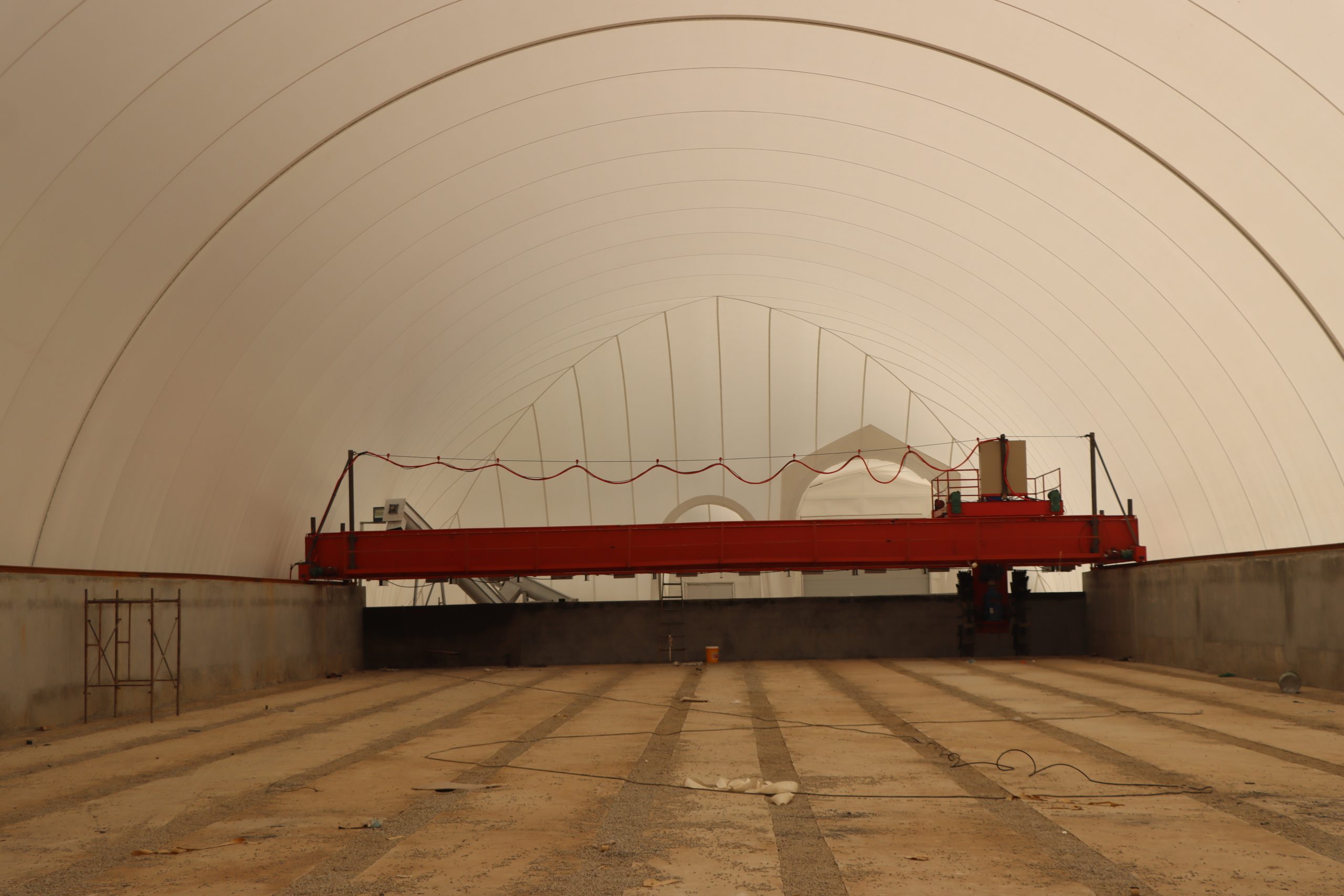 Пневмокаркасное мобильное зернохранилище: Современное решение для хранения зерна